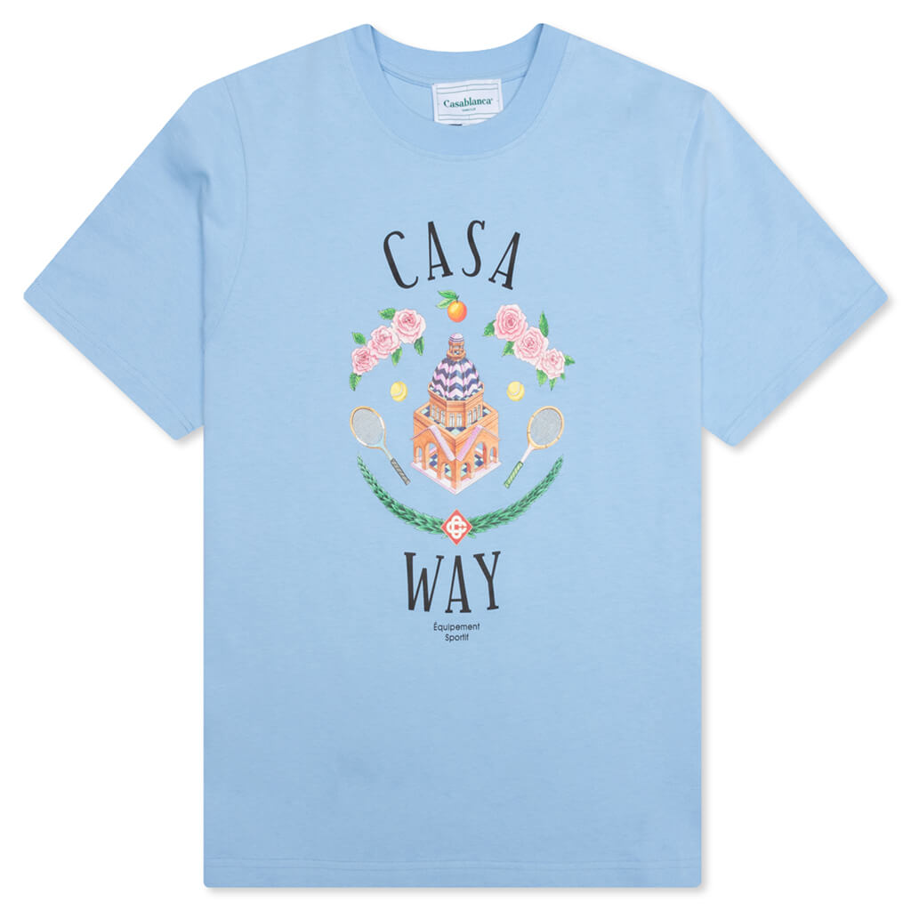 Casablanca Casa Way T-Shirt - Pale Blue