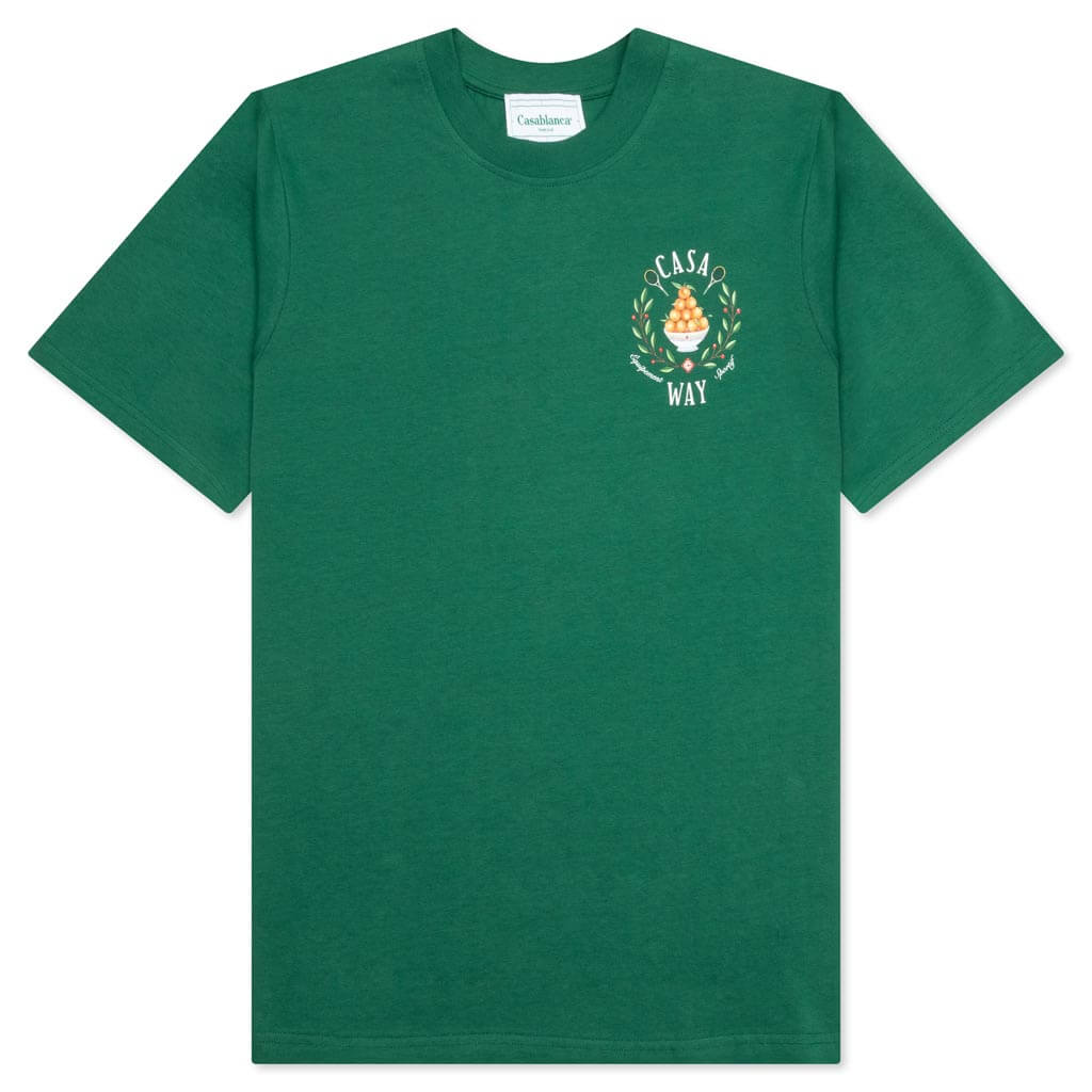 Casablanca Casa Way Tee - Evergreen
