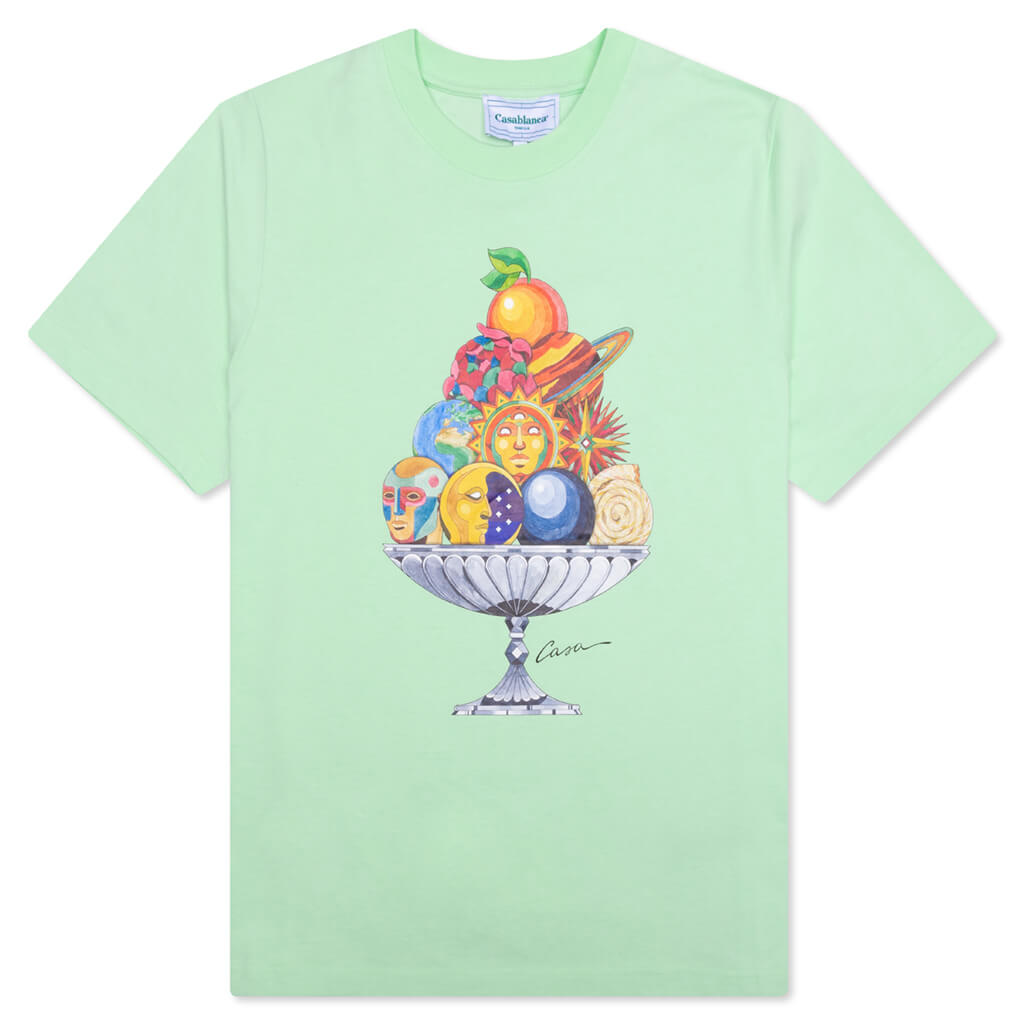 Casablanca Celestial Pyramid T-Shirt - Pale Green