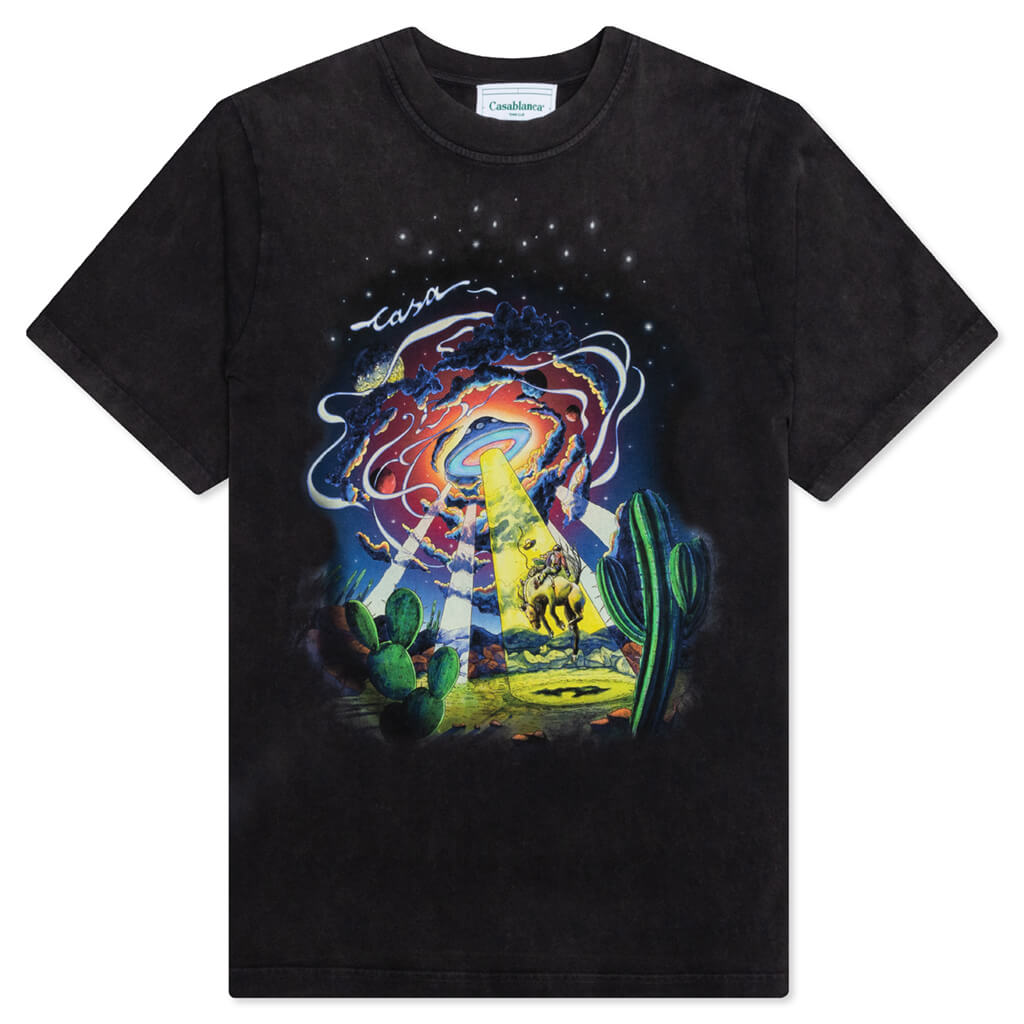 Casablanca Cowboy De L'Espace T-Shirt - Faded Black