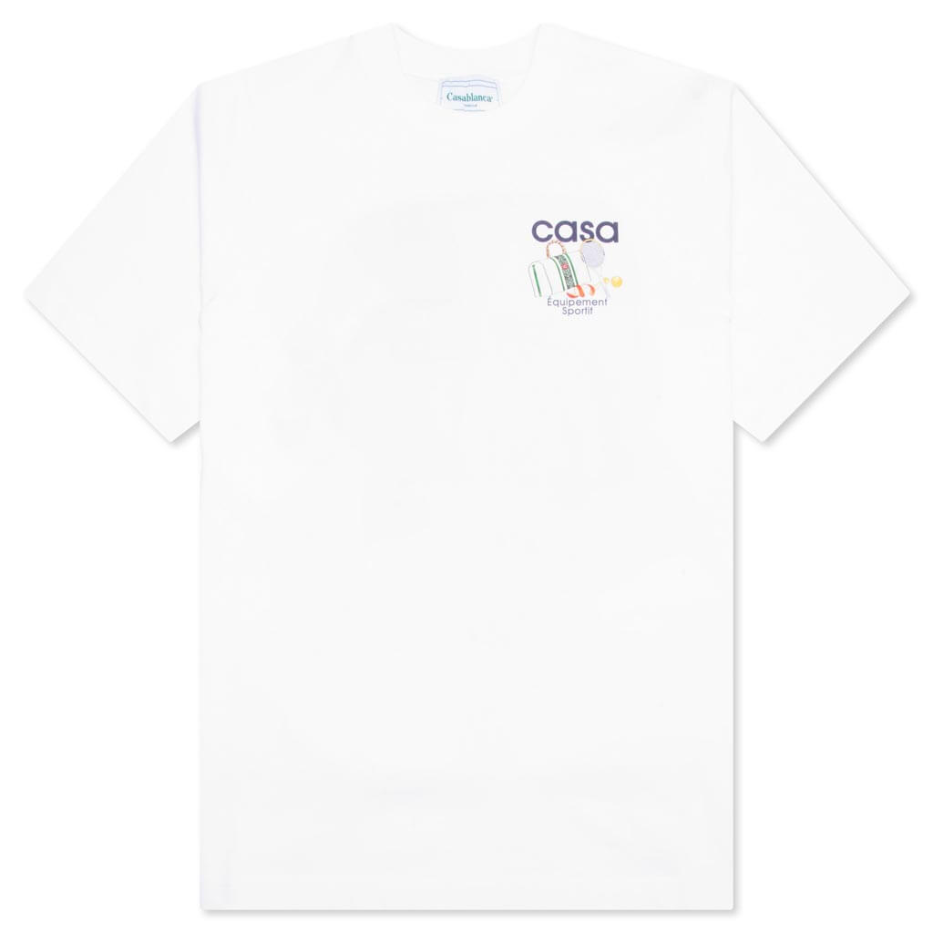 Casablanca Equipement Sportif Tee - White