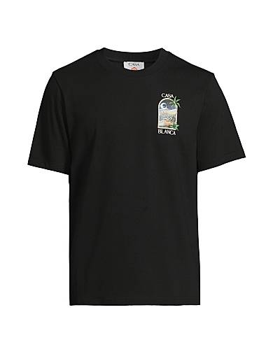 Casablanca LA Nights Printed Creweck T-Shirt La Night