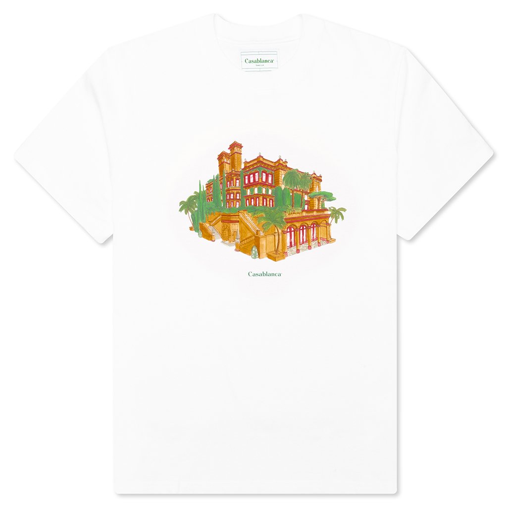 Casablanca Maison Orange T-Shirt - White