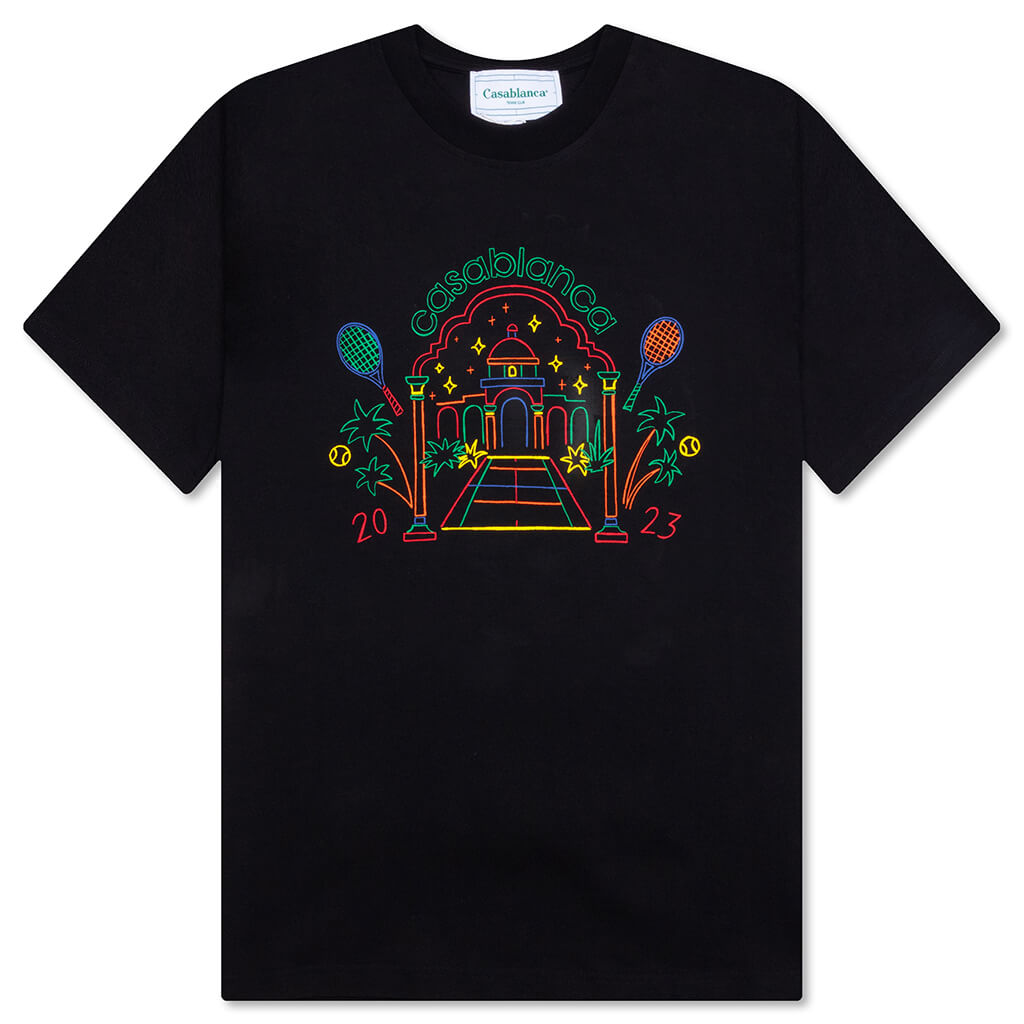 Casablanca Rainbow Crayon Temple Jersey - Black