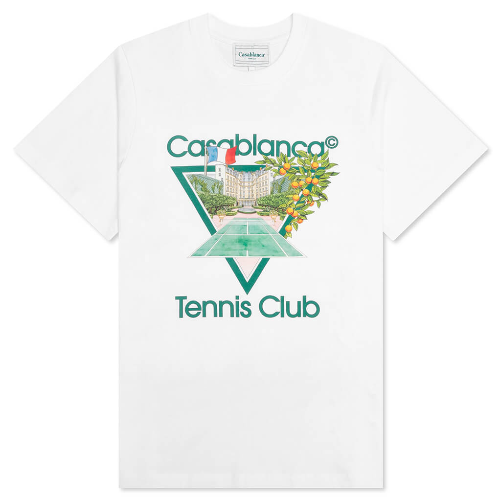 Casablanca Tennis Club Icon Printed T-Shirt - Tennis Club Icon