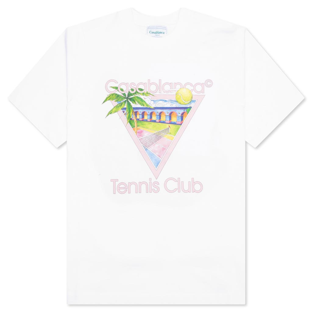 Casablanca Tennis Club Icon Tee - White