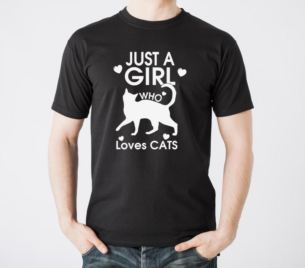 Cat Lover Just a Girl who Loves Cats - Unisex Standard T-Shirt
