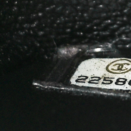 Caviar Chevron Quilted Mini Square Flap Black - Image 7