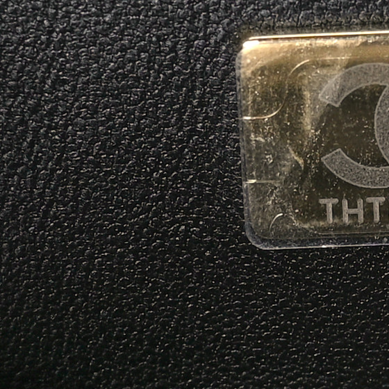 Caviar Quilted 31 Rue Cambon Top Handle Flap Black - Image 8