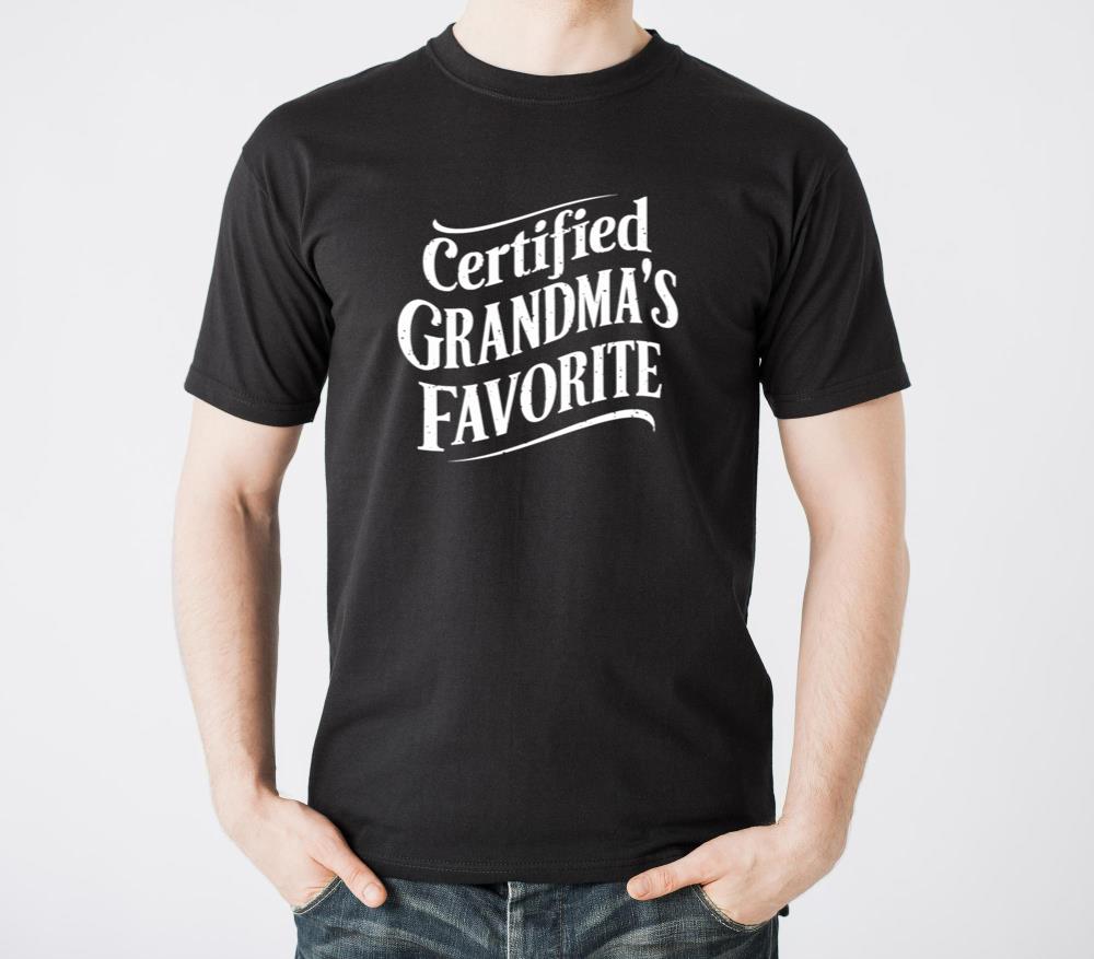 Certified Grandmas Favorite Grandson - Unisex Standard T-Shirt