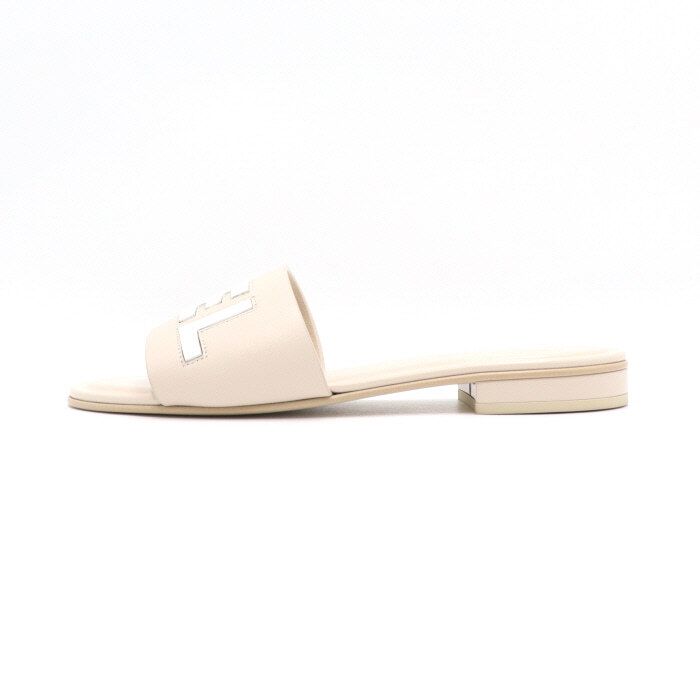 CHANEL Stitch Lettering Logo Mule Women's Slippers G39988
