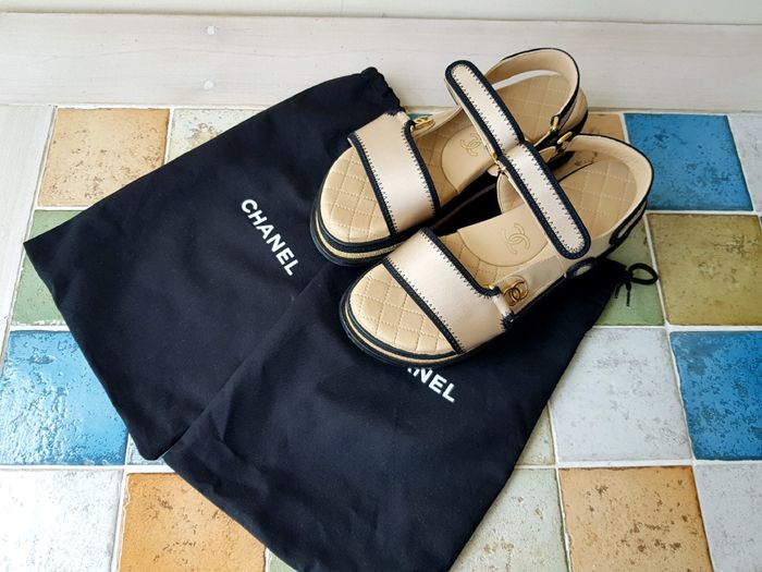 CHANEL Velcro Sandals 35.5C - Product #35.5C
