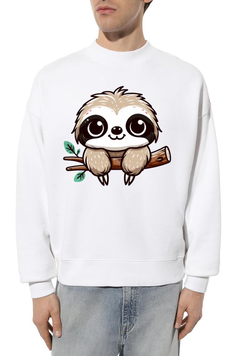 Charming Sloth Relaxation - Unisex Sweatshirt