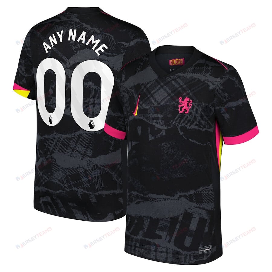 Chelsea 2024/25 Third Men Custom Jersey - Black