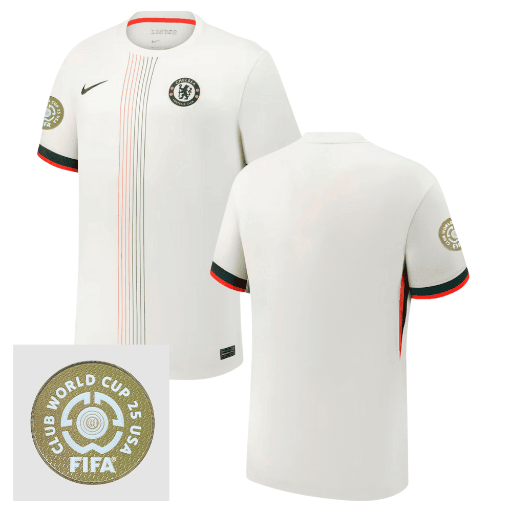 Chelsea 2025/26 FIFA Club World Cup 25 USA Patch Away Men Jersey - White