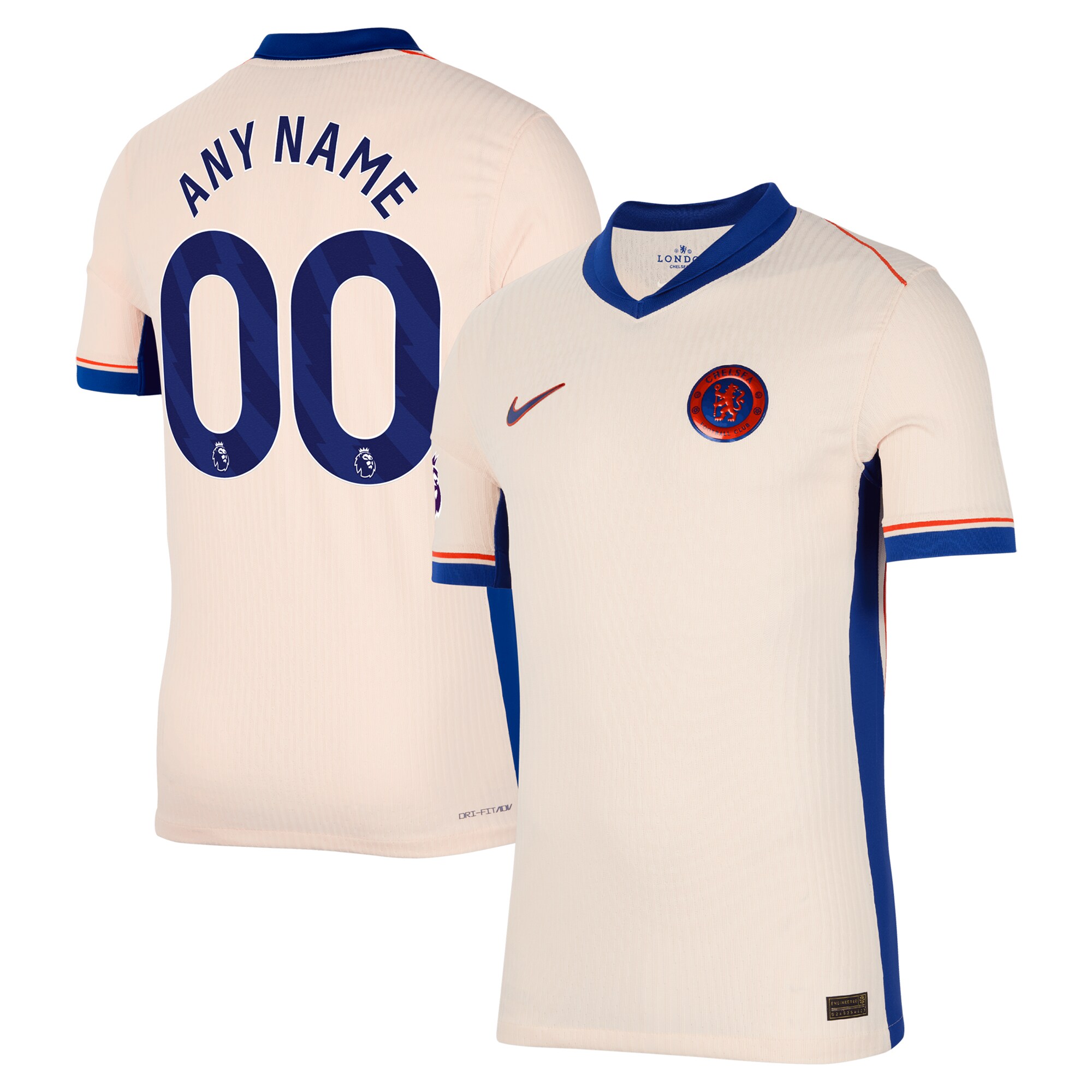 Chelsea Nike 2024/25 Away Authentic Custom Jersey - Orange