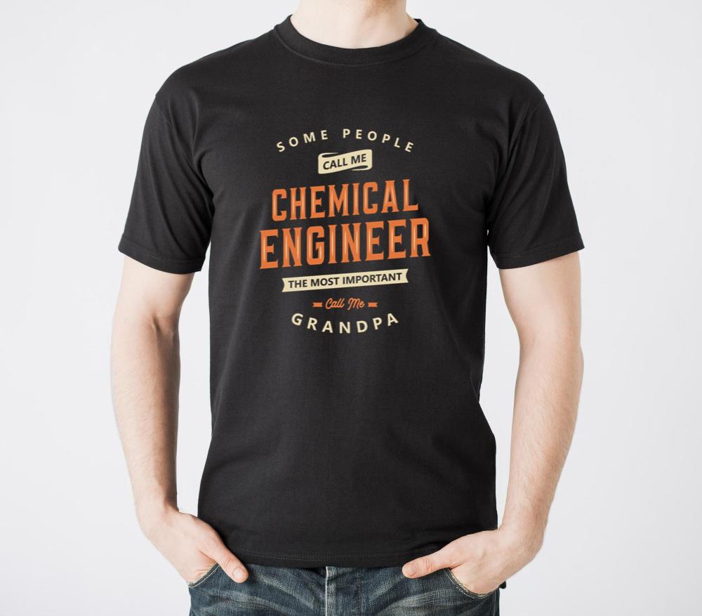 Chemical Engineer Grandpa Job Title Profession - Unisex Standard T-Shirt