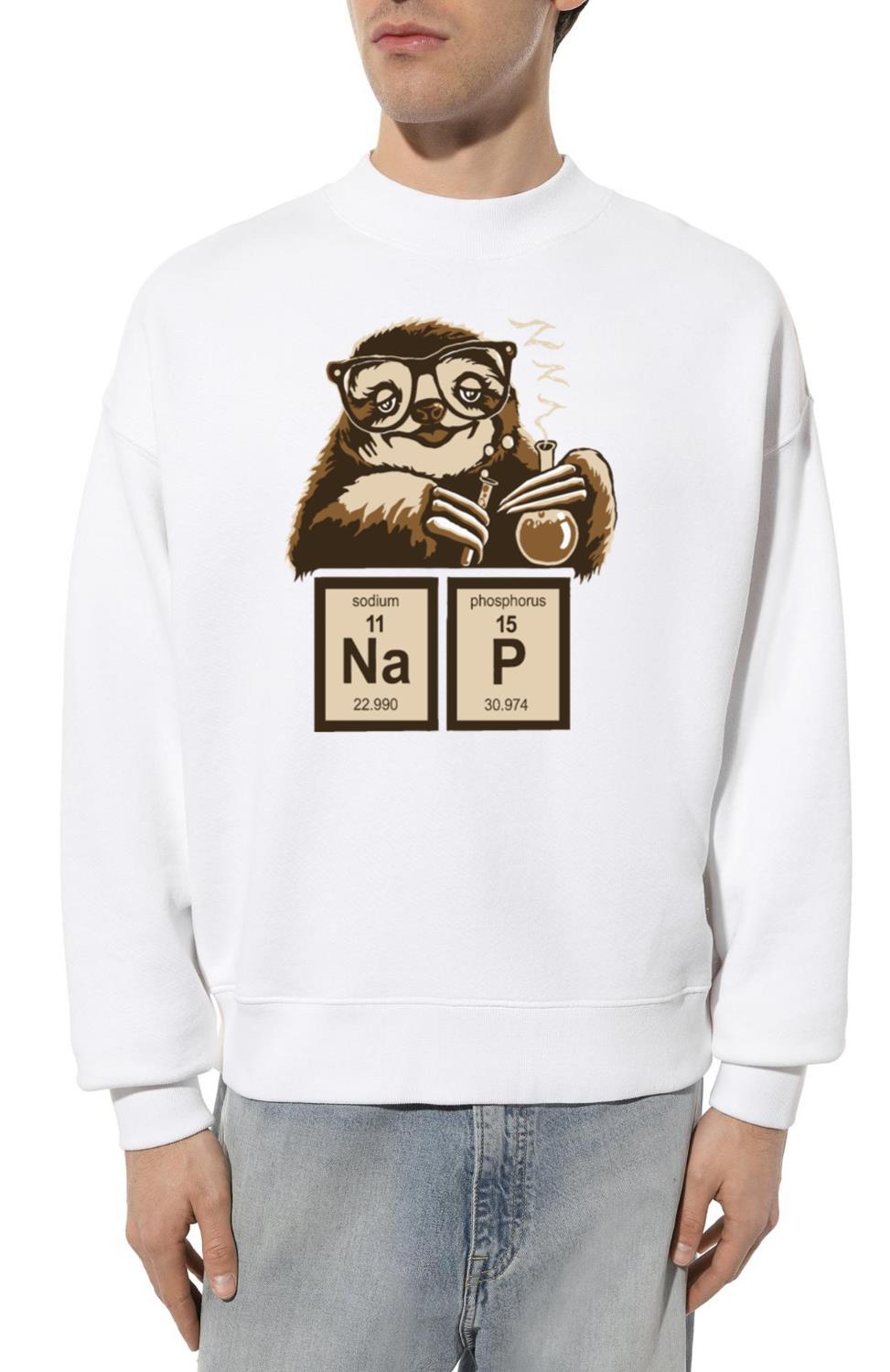 Chemistry sloth discovered nap - Unisex Sweatshirt