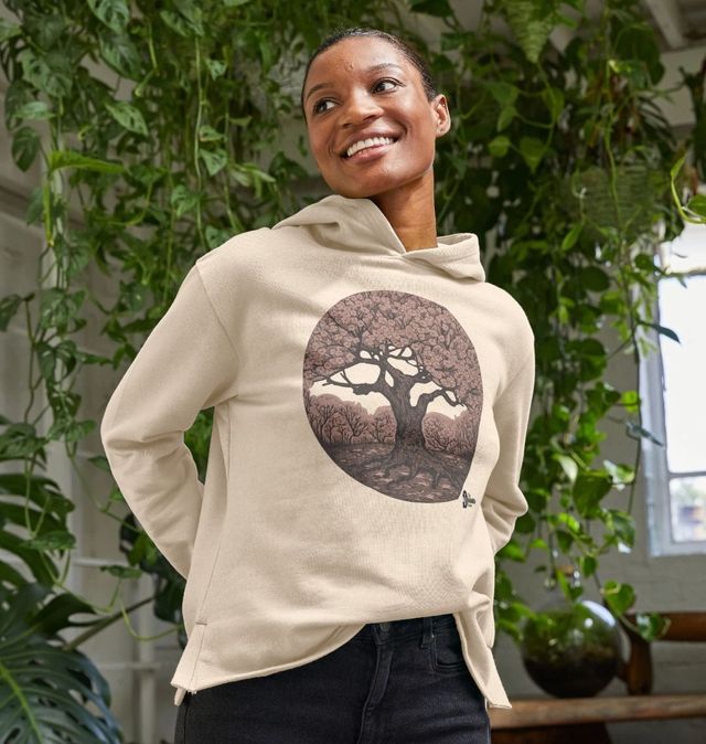Cherry Blossom Relaxed Fit Hoodie 2
