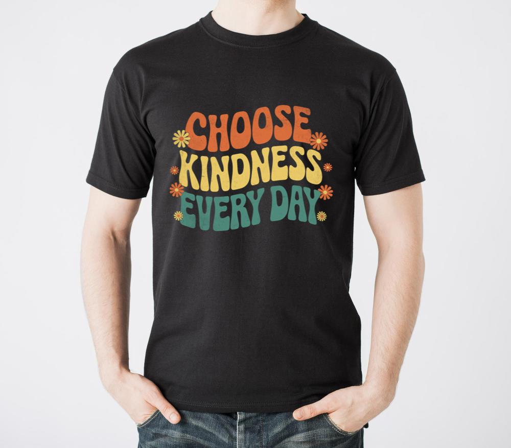 Choose Kindness Every Day Retro - Unisex Standard T-Shirt