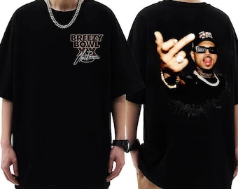 Chriss Brownn Tour 2025 Shirt, Breezyy Bowl. Xx. T-Shirt, Graphic Tee, Brown. Fan Merch, Gifts For Her Him Fans