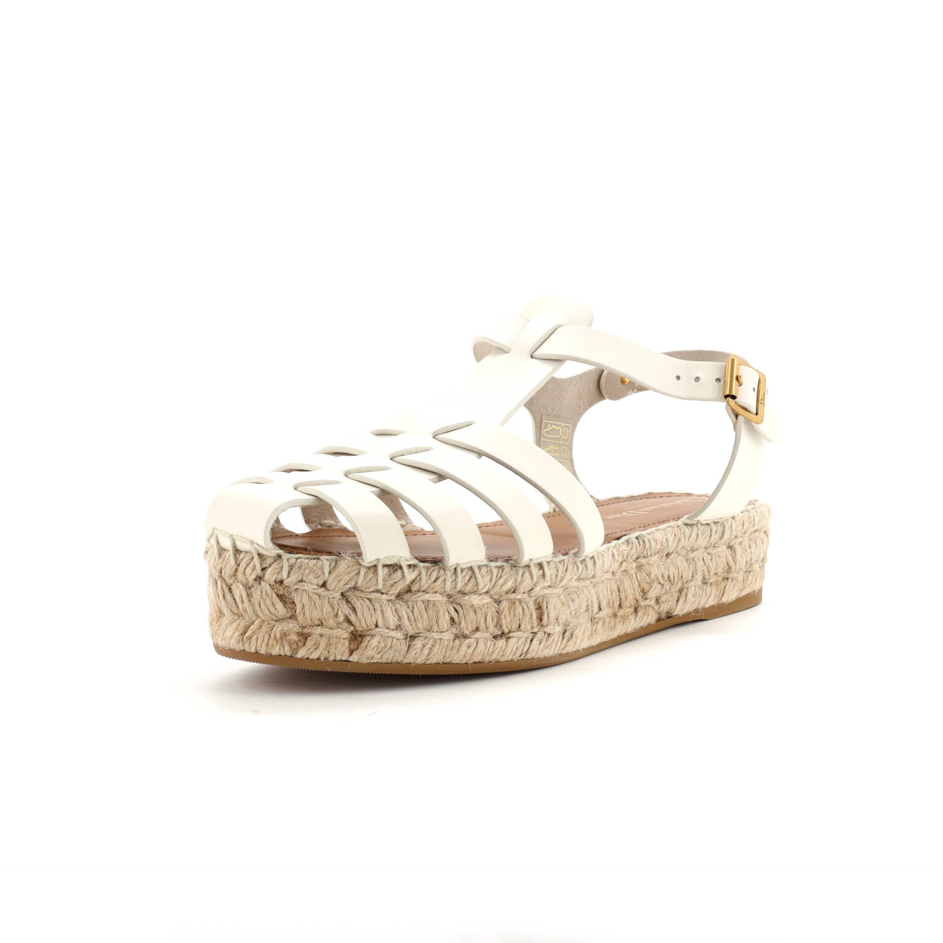 CHRISTIAN DIOR, Dior Women's Dioriviera Marine Espadrille Sandals Leather