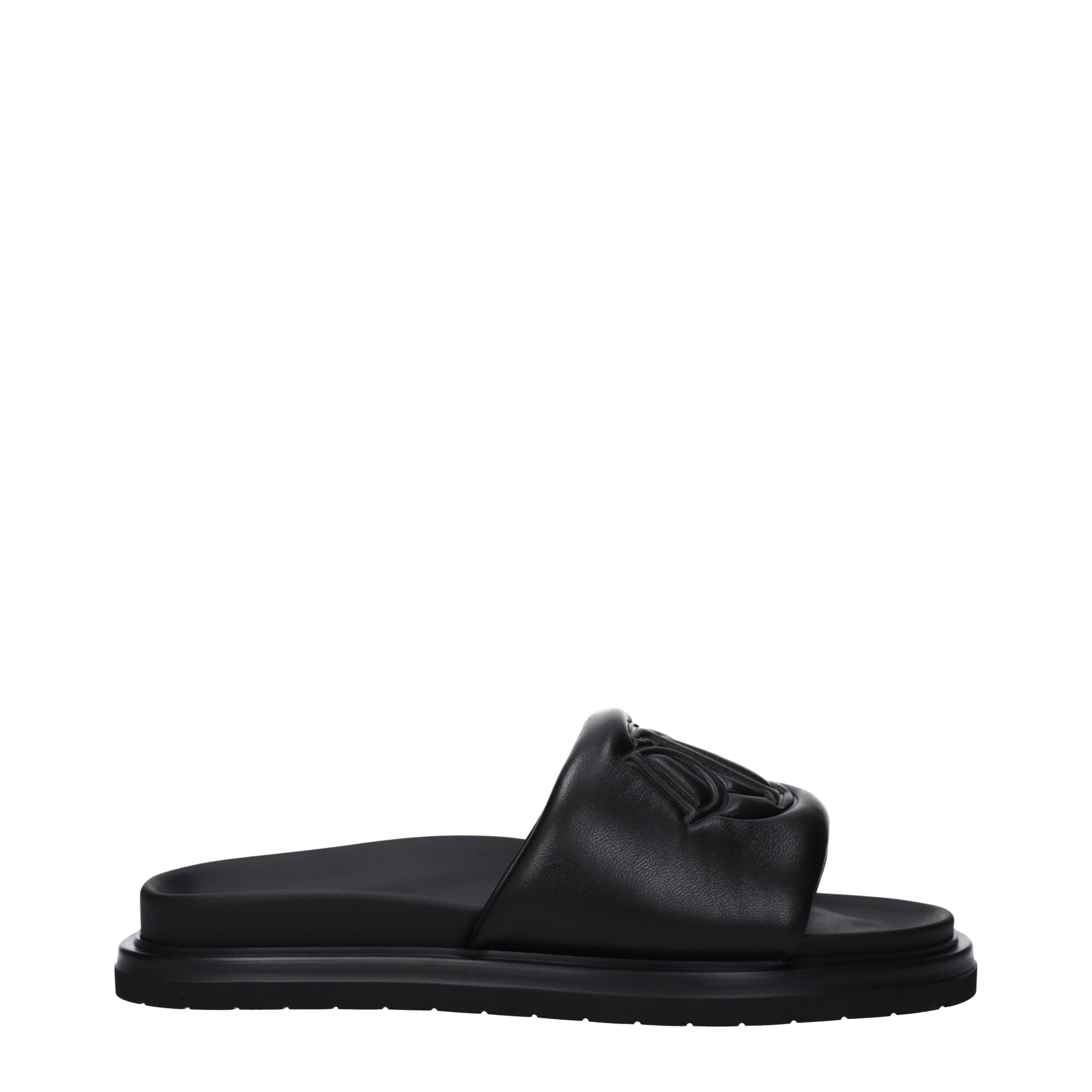 Christian Dior Slippers and Clogs Men Leather Black