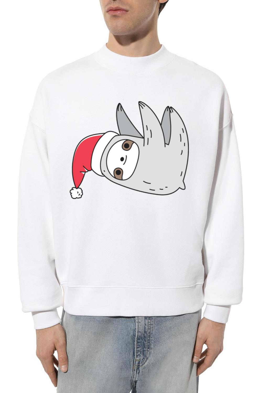 Christmas Sloth Pattern - Unisex Sweatshirt