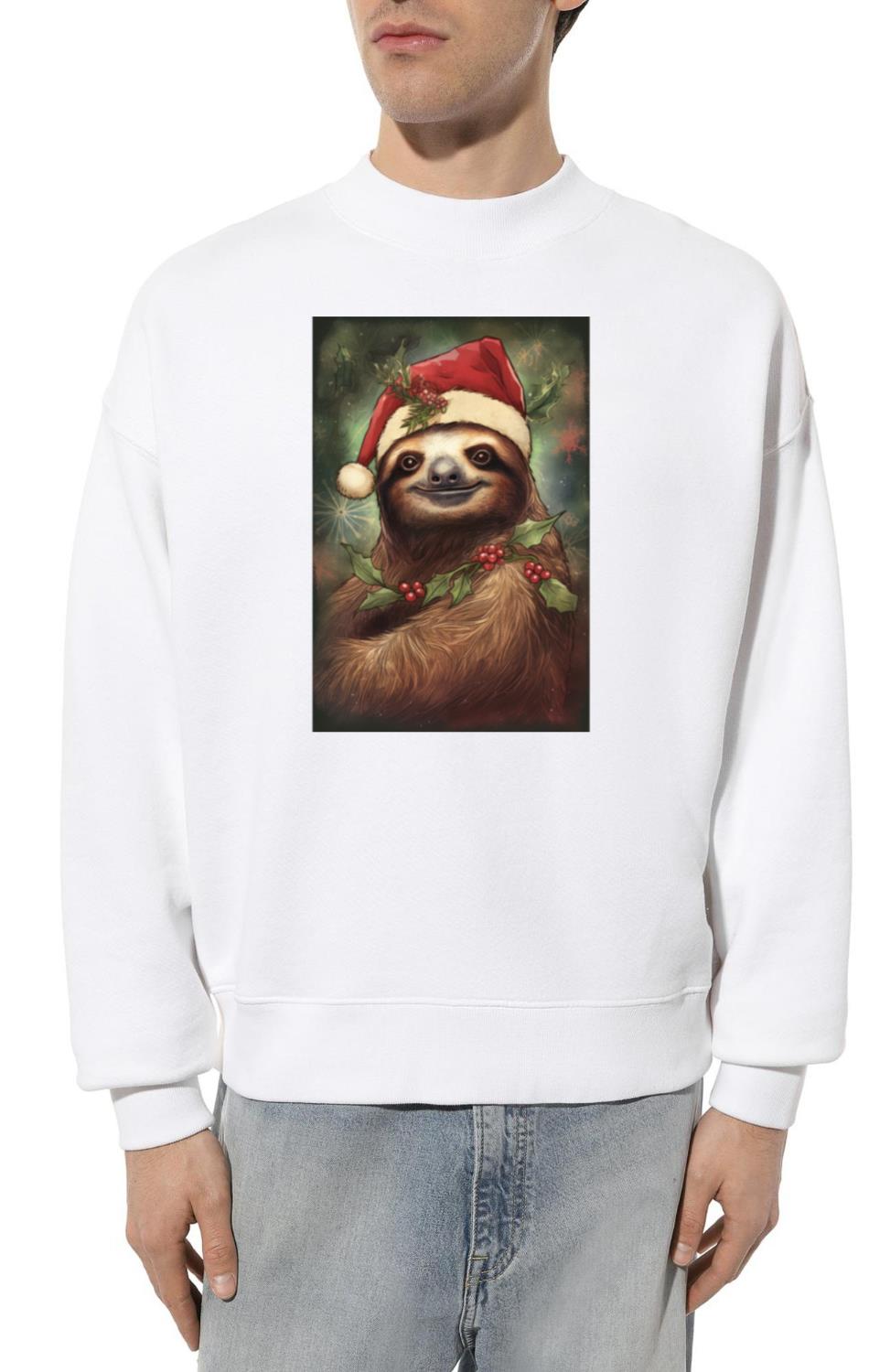 Christmas Sloth_1 - Unisex Sweatshirt