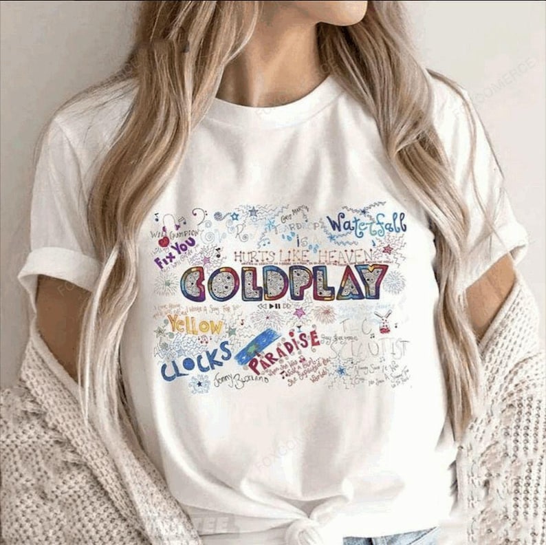 Coldplay Heavyweight T-Shirt, Tour 2025 Gift Shirt