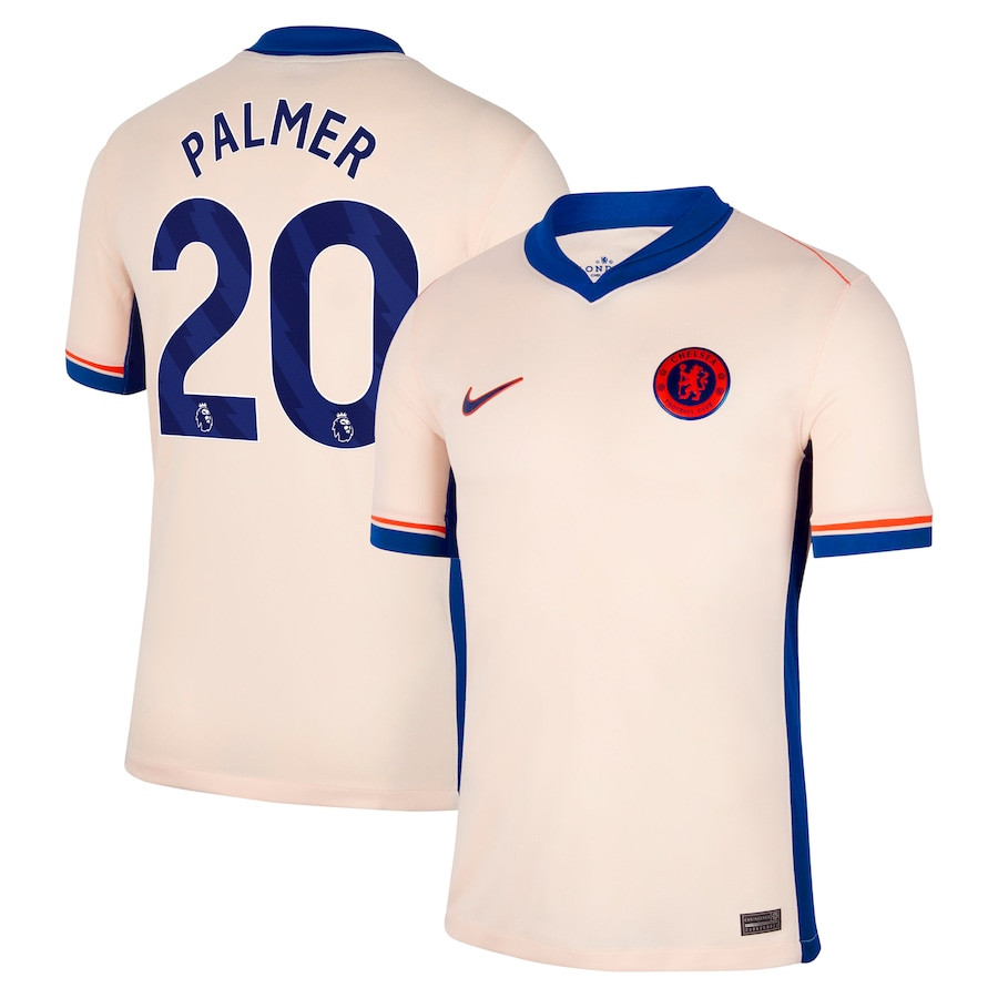 Cole Palmer 20 Chelsea 2024-25 Away Match Jersey - Orange
