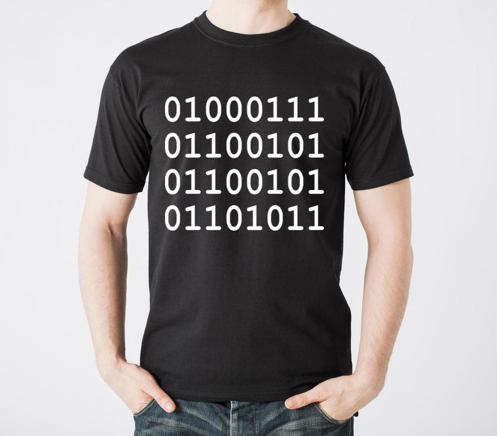 Computer Binary Code Programmer Developer Geek - Unisex Standard T-Shirt