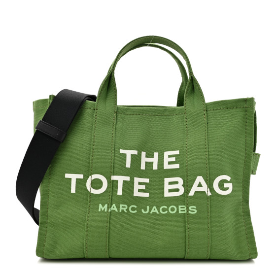 Cotton Canvas Medium The Traveler Tote Bag Aloe
