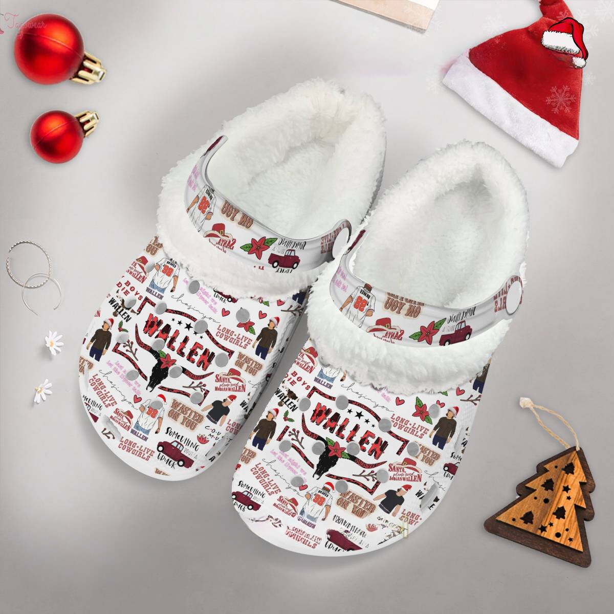 Cozy And Comfortable Singer Morgan Wallen Music Fleece Lined Clogs