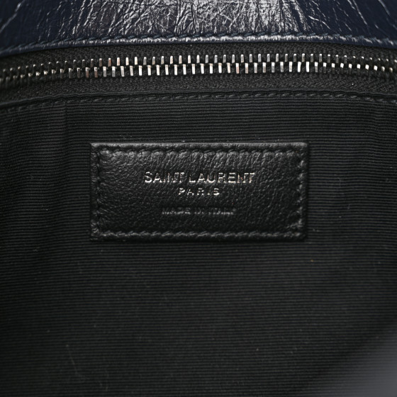 Crinkled Calfskin Matelasse Monogram Medium Niki Chain Satchel Deep Marine - Image 6