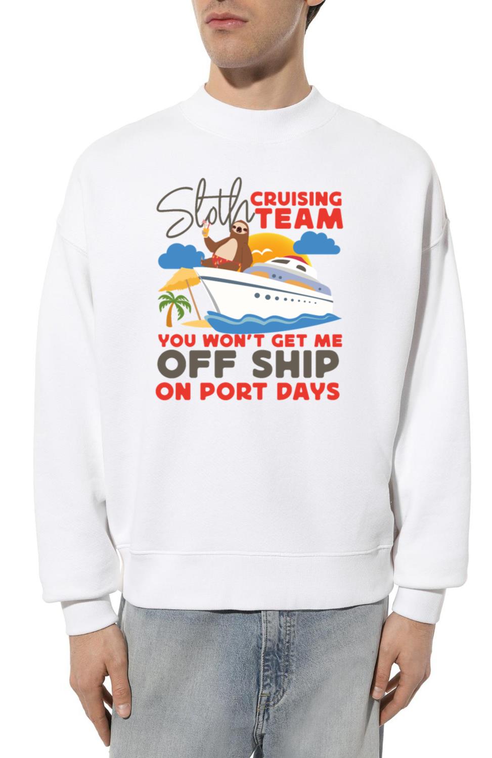 Cruise Ship Vacation Sloth Sloth - Unisex Sweatshirt
