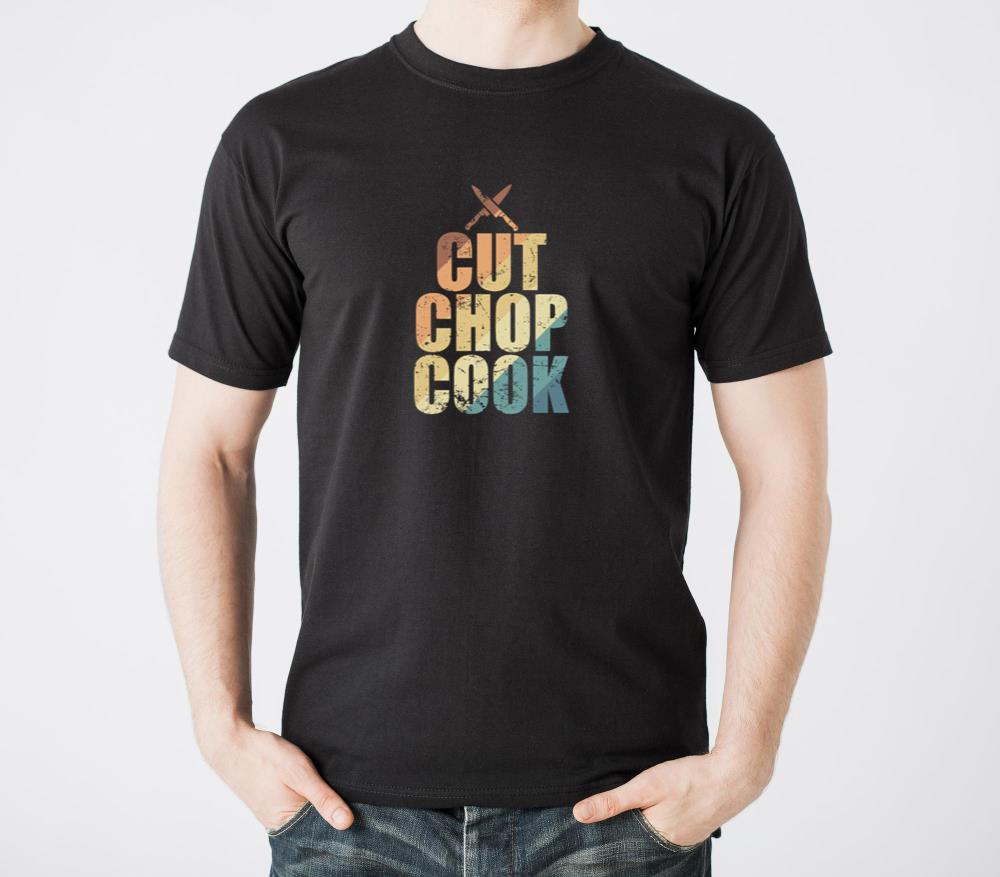 Cut Chop Cook Chef Hobby Food Kitchen - Unisex Standard T-Shirt