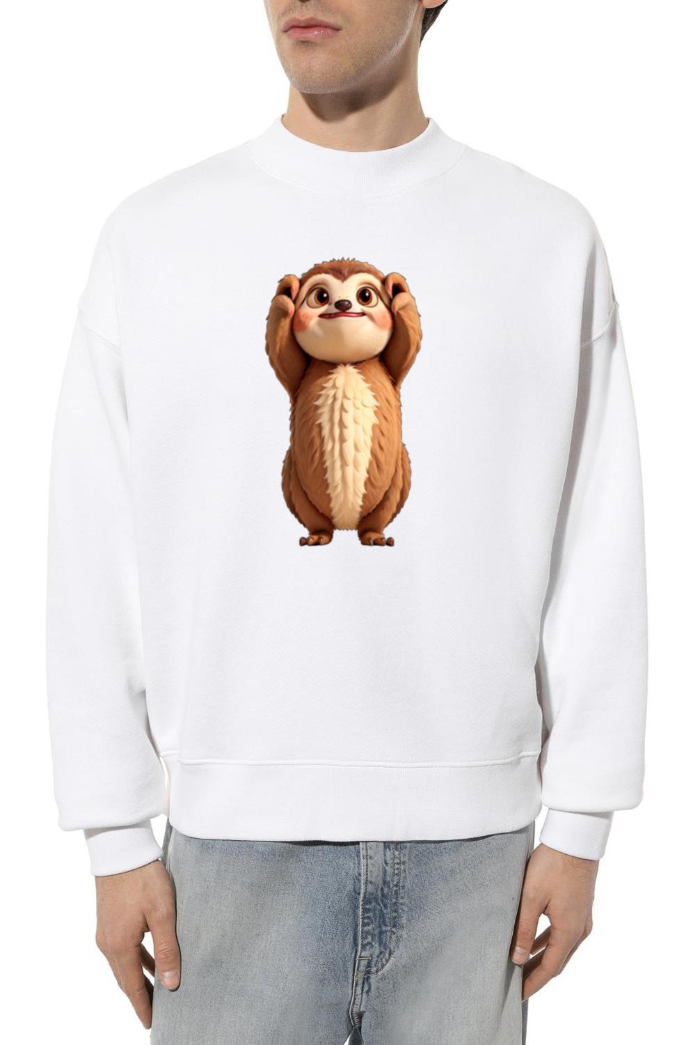 cute sloth baby sloth cute sloth drawing_1 - Unisex Sweatshirt