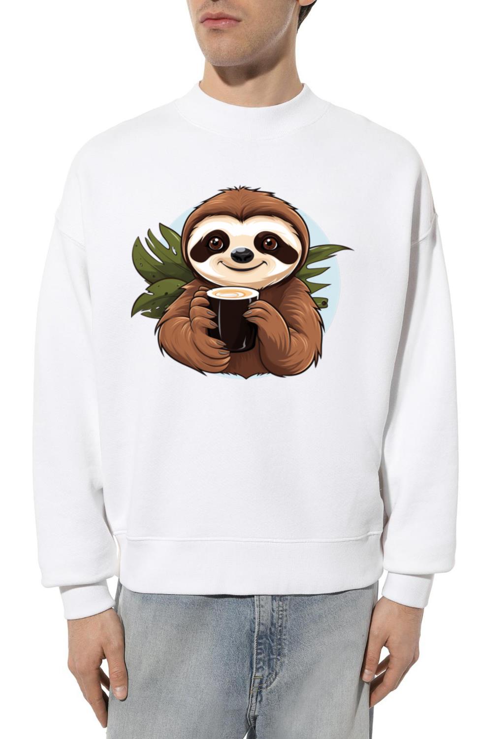 Cute Sloth Coffee Lover - Unisex Sweatshirt