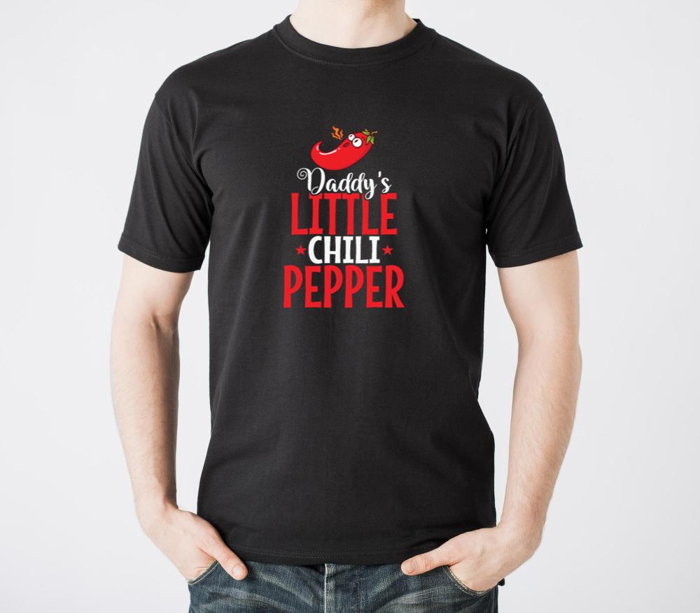 Dadys little Chili Pepper Spice Heat Level - Unisex Standard T-Shirt