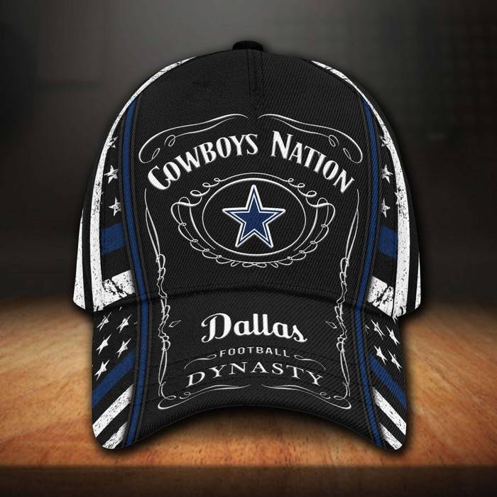 Dallas Cowboys Jack Daniels 3D Classic Baseball Cap CNI1683