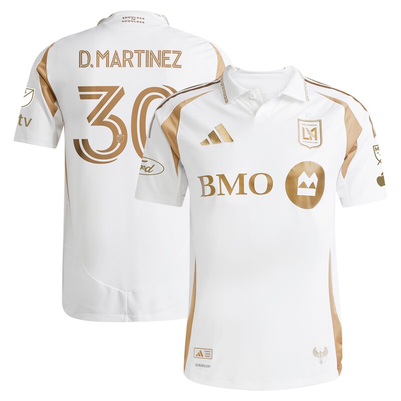 David Martinez LAFC 2025 Secondary Player Jersey - White