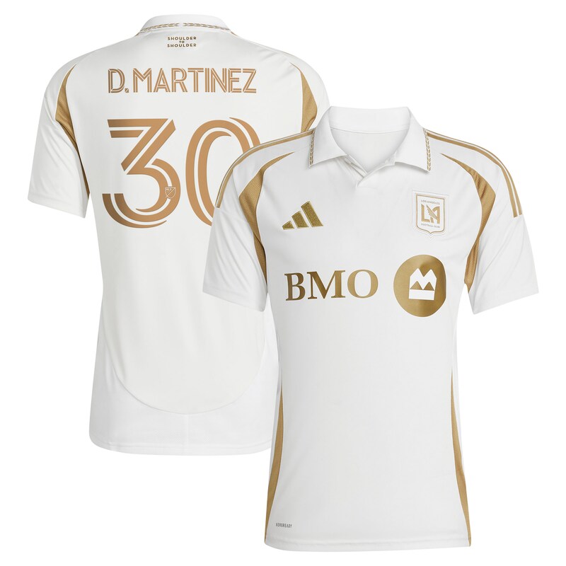 David Martinez LAFC 2025 Secondary Replica Player Jersey - White