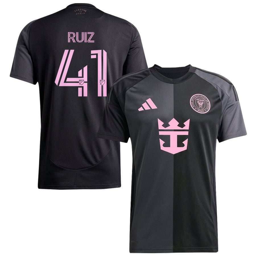 David Ruiz 41 Inter Miami CF 2025 The Fortitude Kit Men Jersey - Black