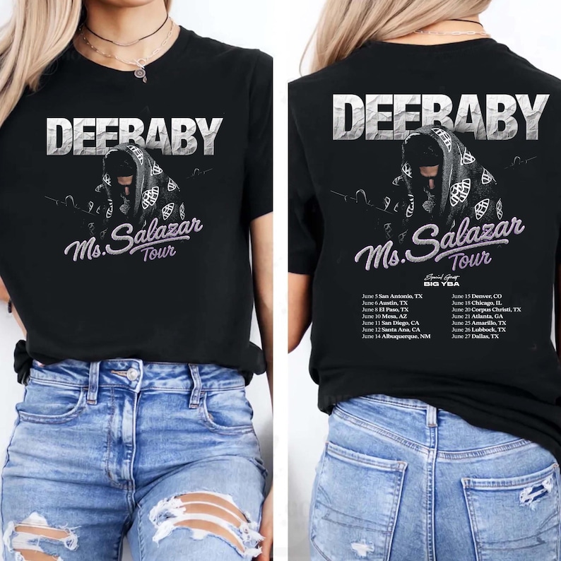 Deebaby 2025 Tour Tee Deebaby Shirt 2025 Tour Deebaby Rapper Deebaby Gif Deebaby Tour Shirt