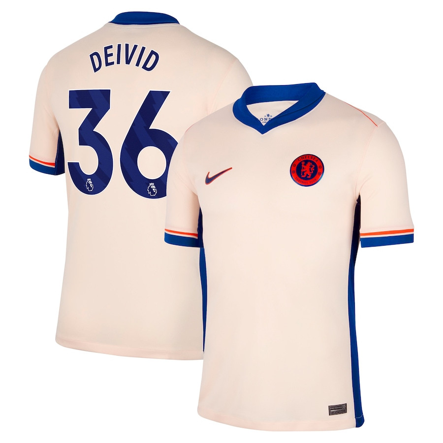 Deivid Washington 36 Chelsea 2024-25 Away Jersey - Orange