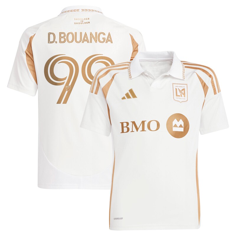 Denis Bouanga LAFC Youth 2025 Secondary Replica Player Jersey - White