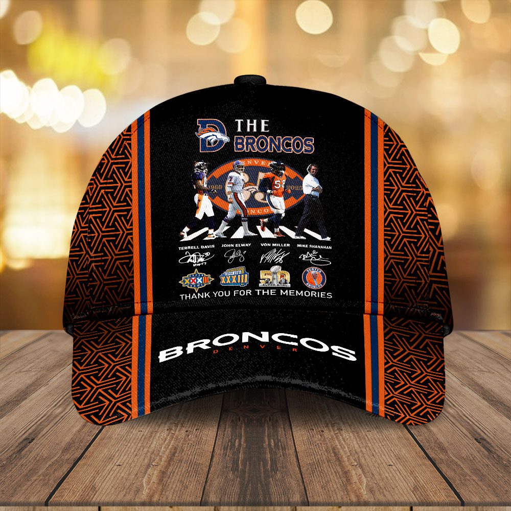 Denver Broncos Thank You For The Memories Classic Cap 
