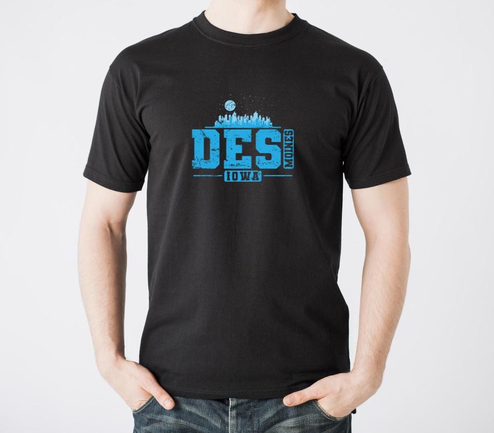 Des Moines City in the State of Iowa - Unisex Standard T-Shirt
