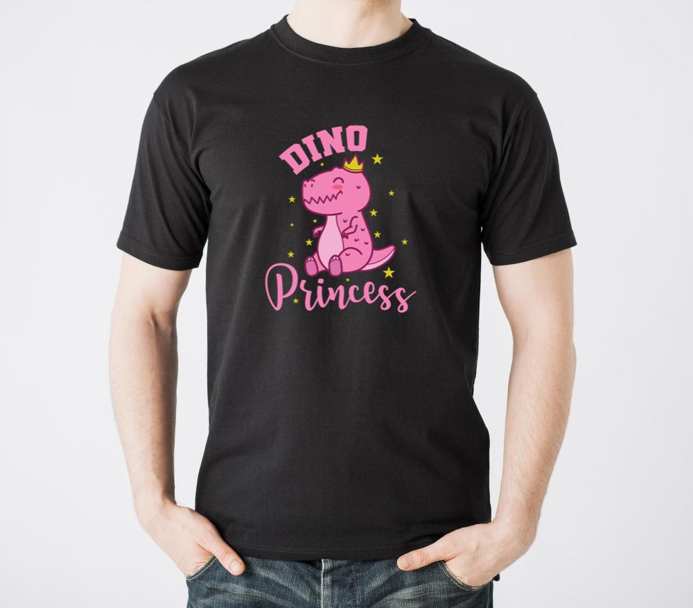 Dino Princess cute sweet Girl - Unisex Standard T-Shirt